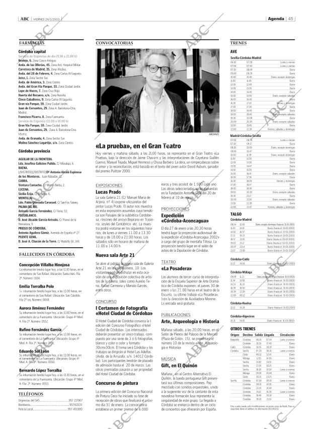ABC CORDOBA 24-01-2003 página 45