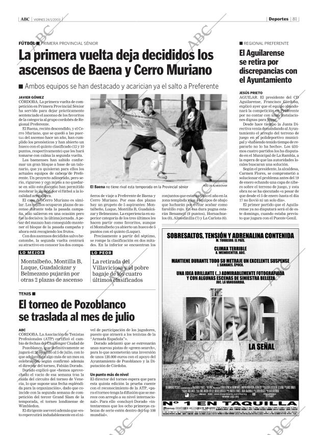 ABC CORDOBA 24-01-2003 página 81