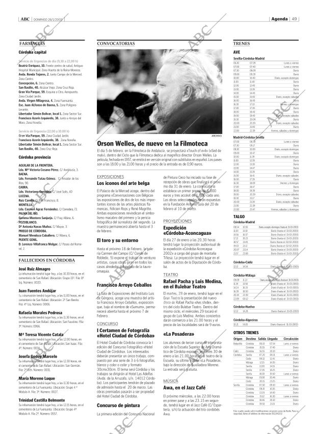 ABC CORDOBA 26-01-2003 página 49