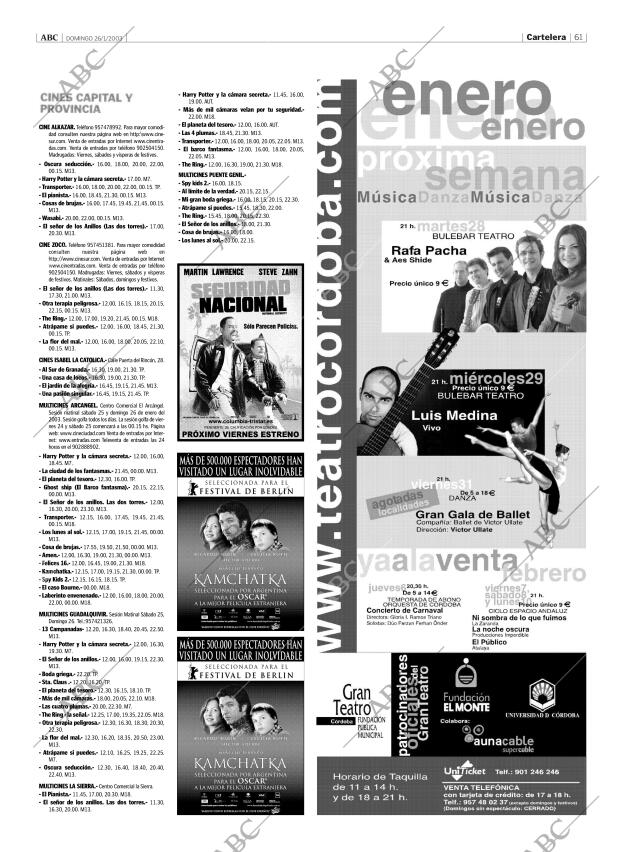 ABC CORDOBA 26-01-2003 página 61