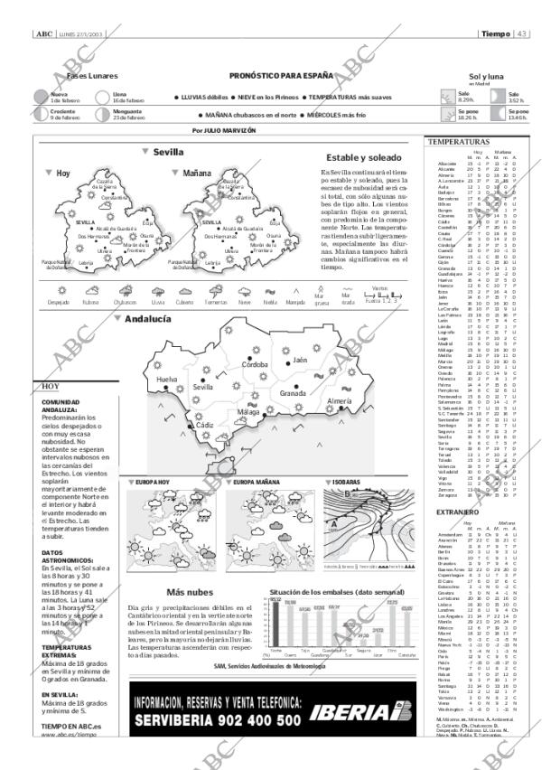 ABC SEVILLA 27-01-2003 página 43