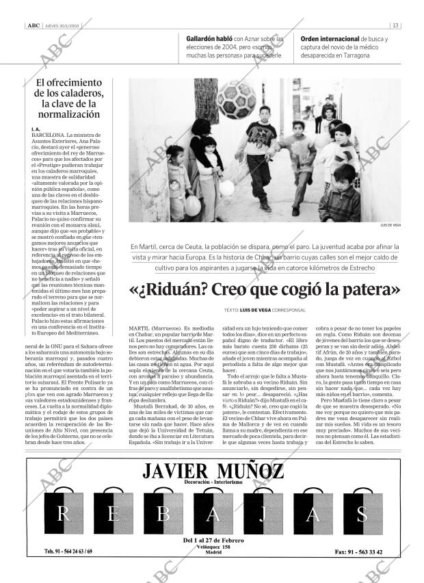 ABC CORDOBA 30-01-2003 página 13