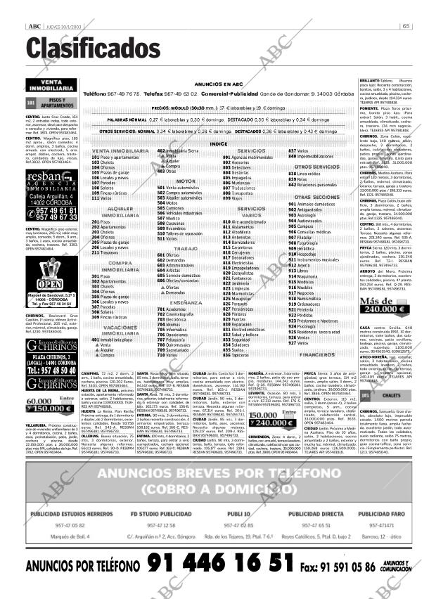 ABC CORDOBA 30-01-2003 página 65