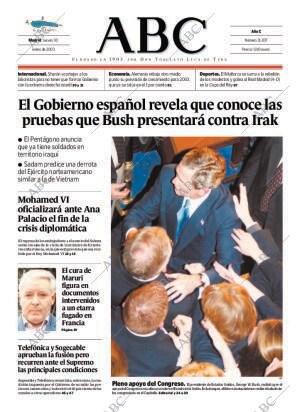 ABC MADRID 30-01-2003 página 1