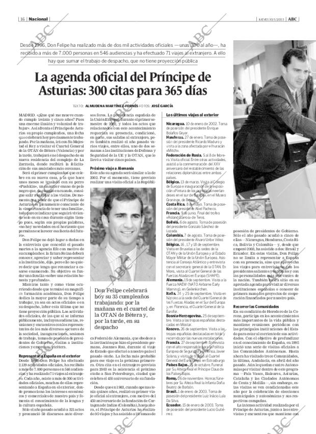ABC MADRID 30-01-2003 página 16