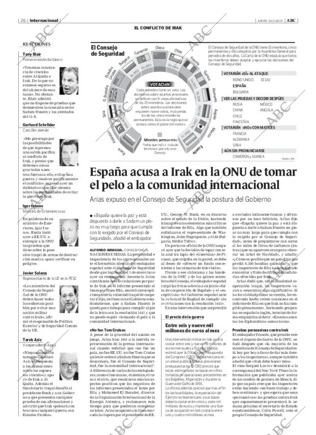 ABC MADRID 30-01-2003 página 26