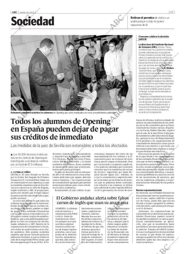 ABC MADRID 30-01-2003 página 43