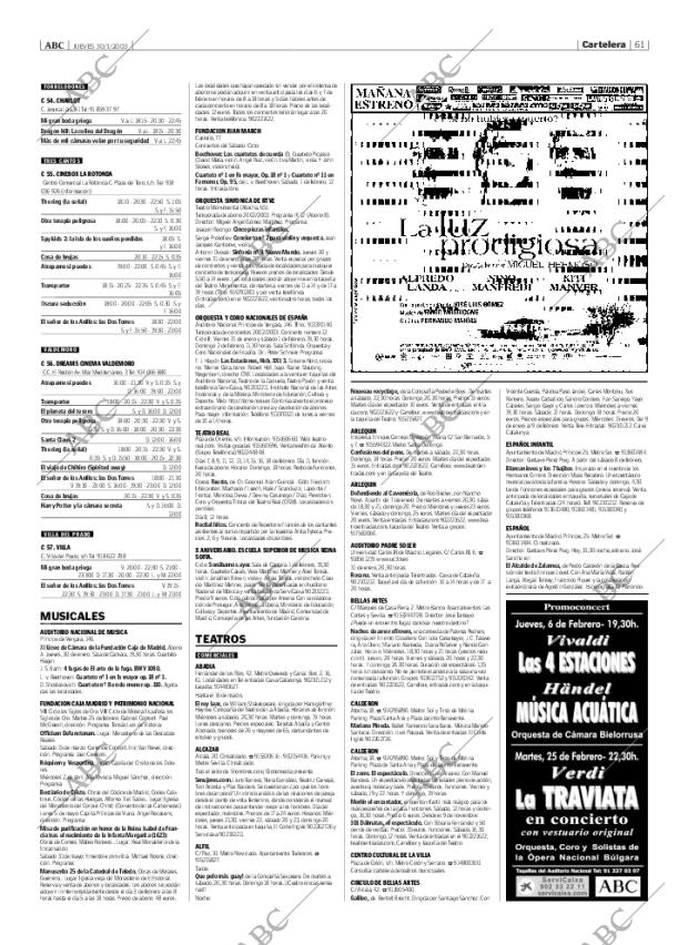 ABC MADRID 30-01-2003 página 61