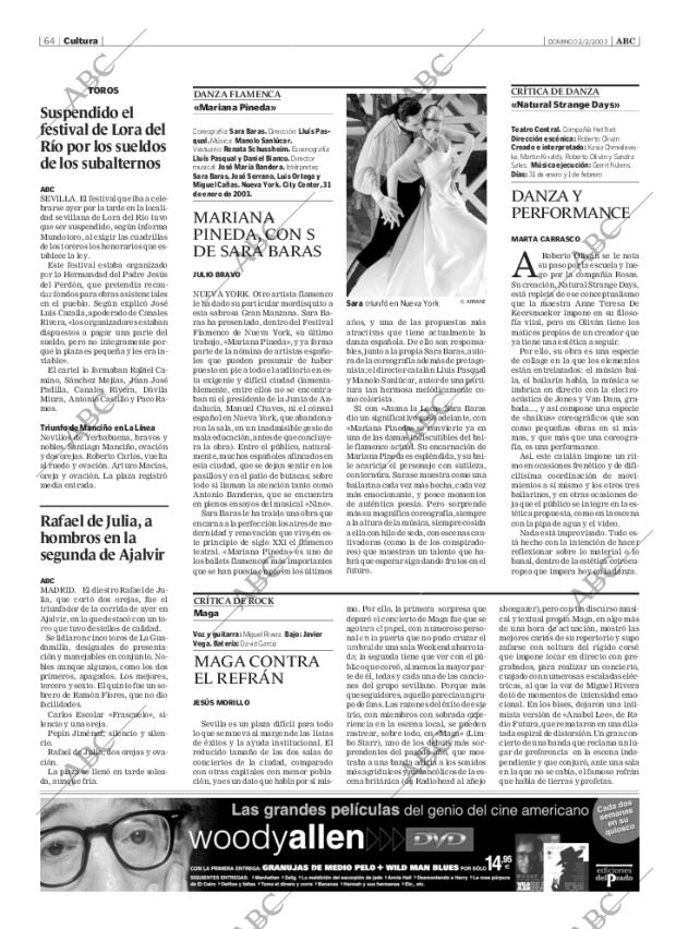 ABC SEVILLA 02-02-2003 página 64