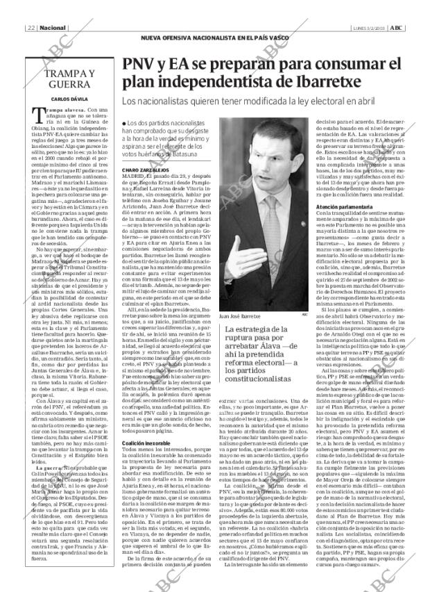 ABC MADRID 03-02-2003 página 22