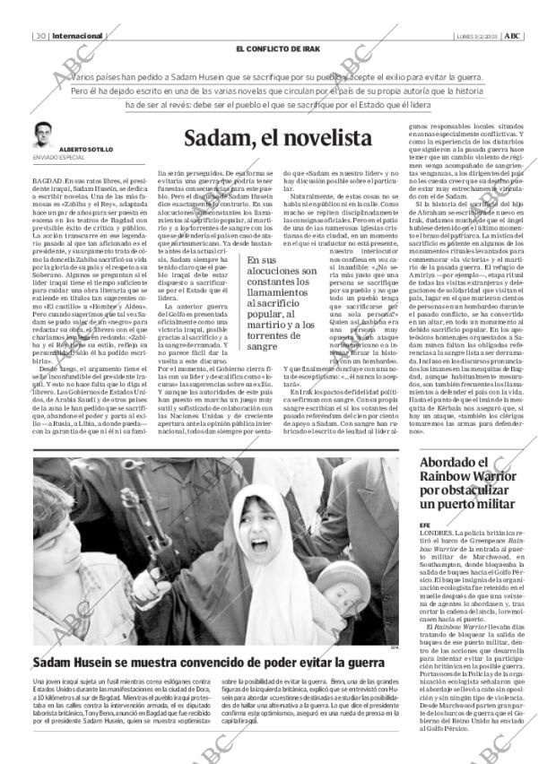 ABC MADRID 03-02-2003 página 30