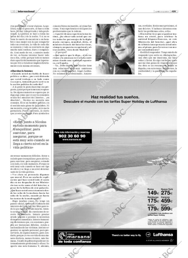 ABC MADRID 03-02-2003 página 33