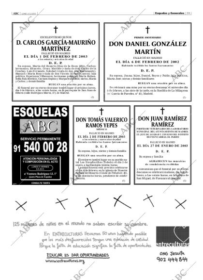 ABC MADRID 03-02-2003
