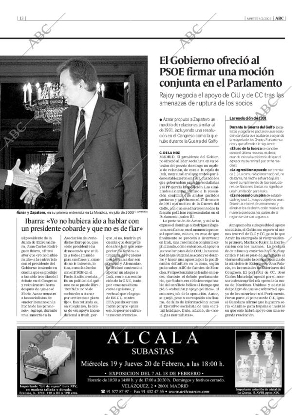 ABC MADRID 04-02-2003 página 13