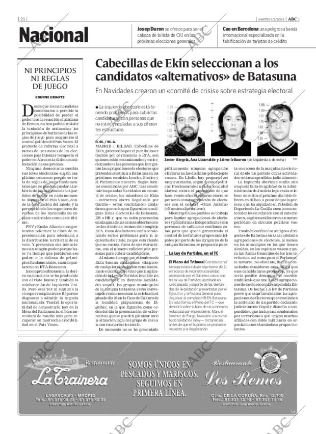 ABC MADRID 04-02-2003 página 21