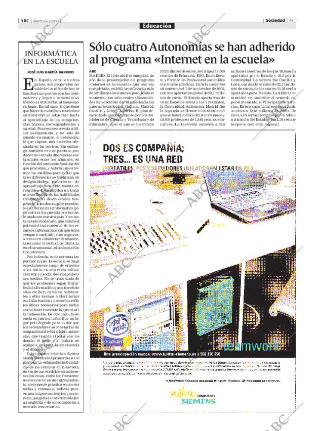 ABC MADRID 04-02-2003 página 47