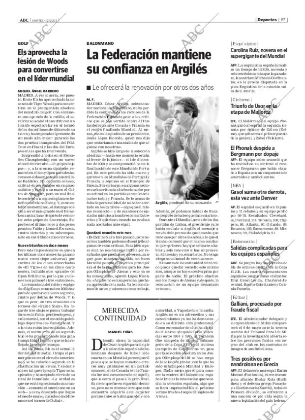 ABC MADRID 04-02-2003 página 87