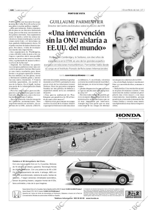 ABC MADRID 10-02-2003 página 17