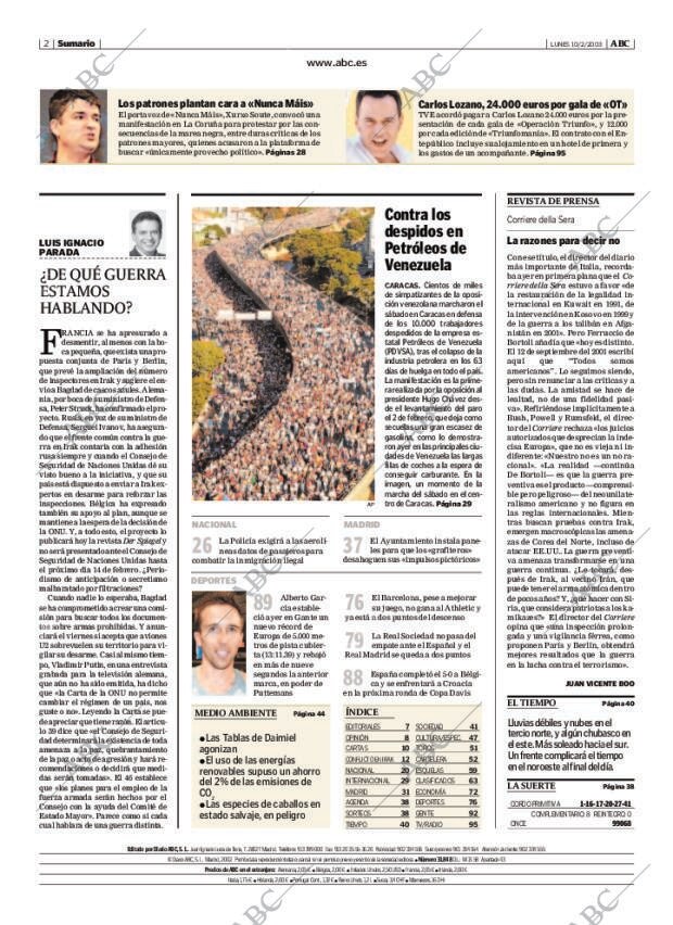 ABC MADRID 10-02-2003 página 2