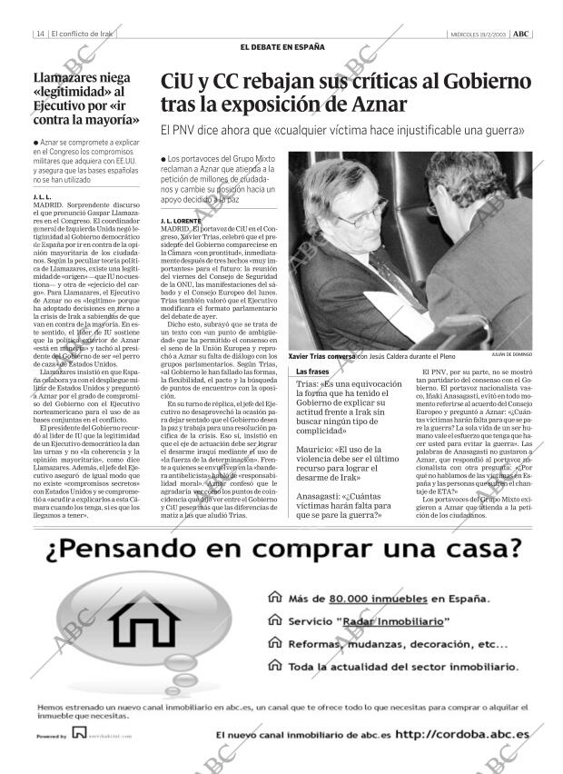 ABC CORDOBA 19-02-2003 página 14
