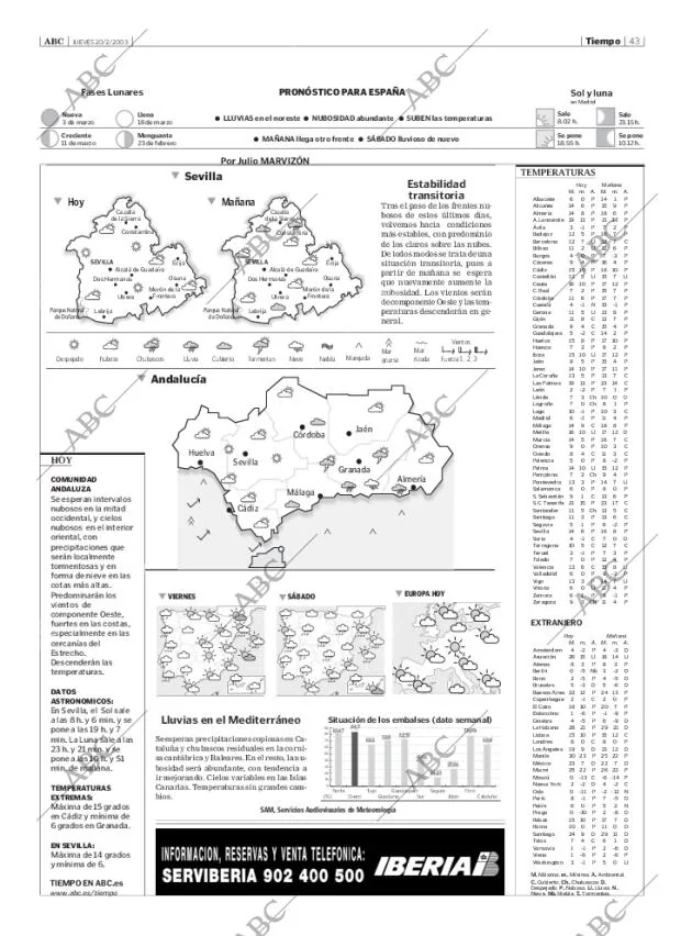 ABC SEVILLA 20-02-2003 página 43