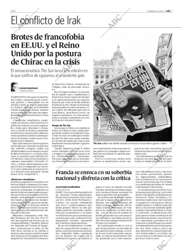 ABC MADRID 21-02-2003 página 12