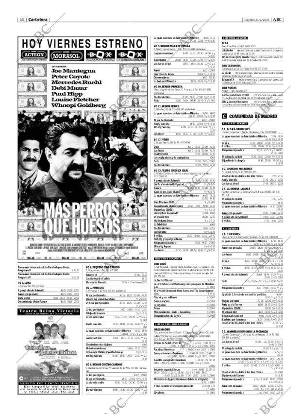 ABC MADRID 21-02-2003 página 58