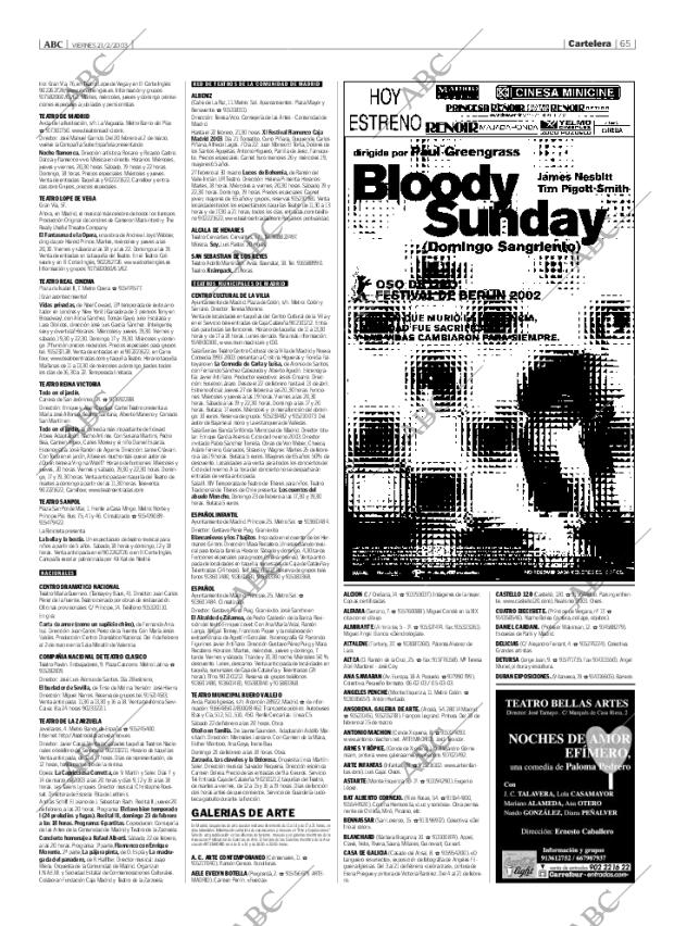 ABC MADRID 21-02-2003 página 65
