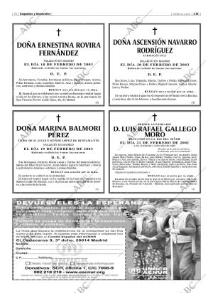 ABC MADRID 21-02-2003 página 70