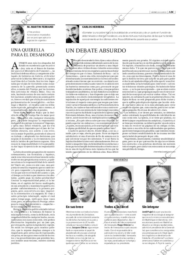 ABC MADRID 21-02-2003 página 8