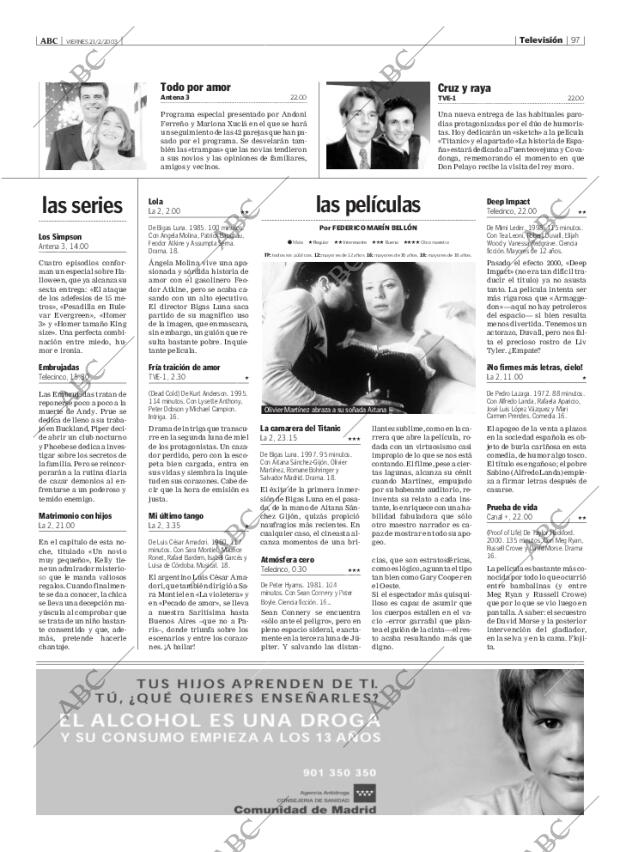 ABC MADRID 21-02-2003 página 97