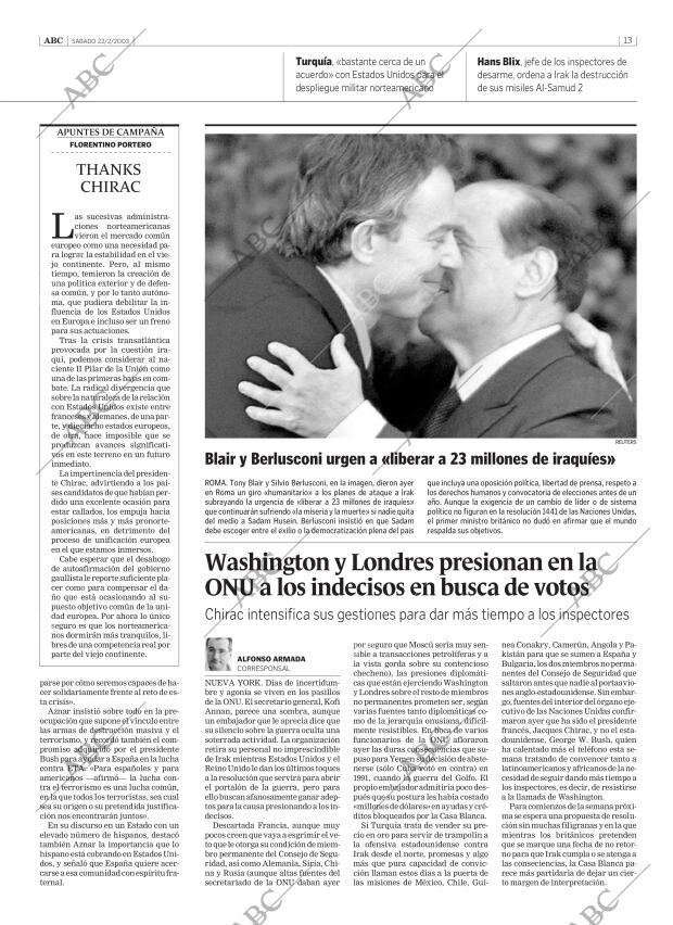 ABC CORDOBA 22-02-2003 página 13