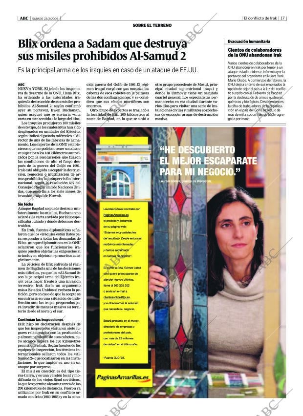 ABC CORDOBA 22-02-2003 página 17