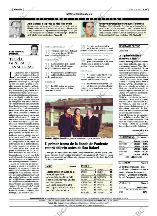 ABC CORDOBA 22-02-2003 página 2