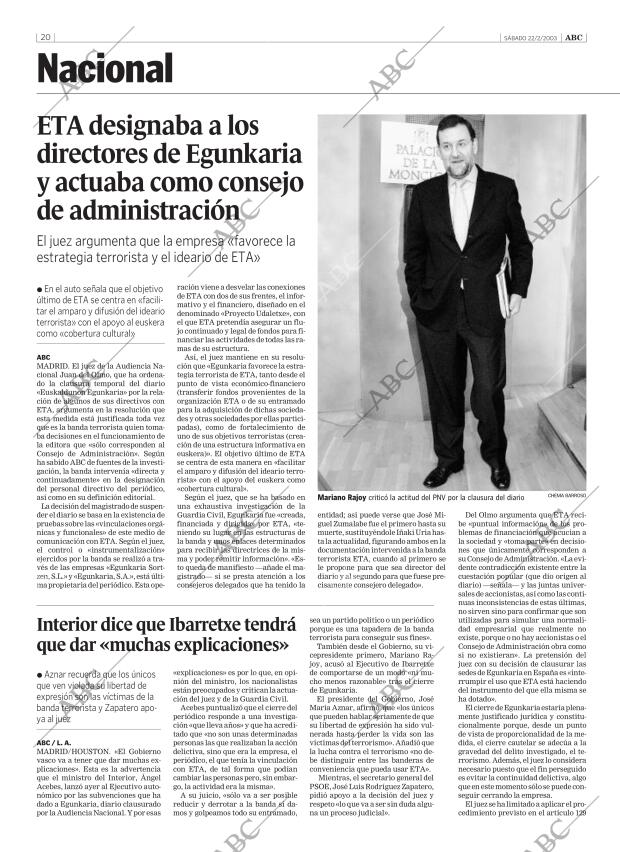 ABC CORDOBA 22-02-2003 página 20