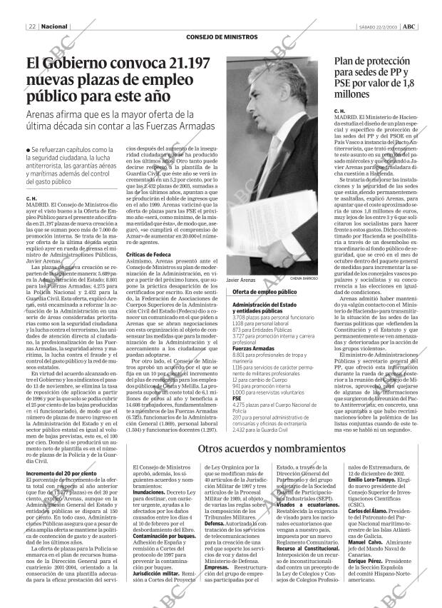 ABC CORDOBA 22-02-2003 página 22