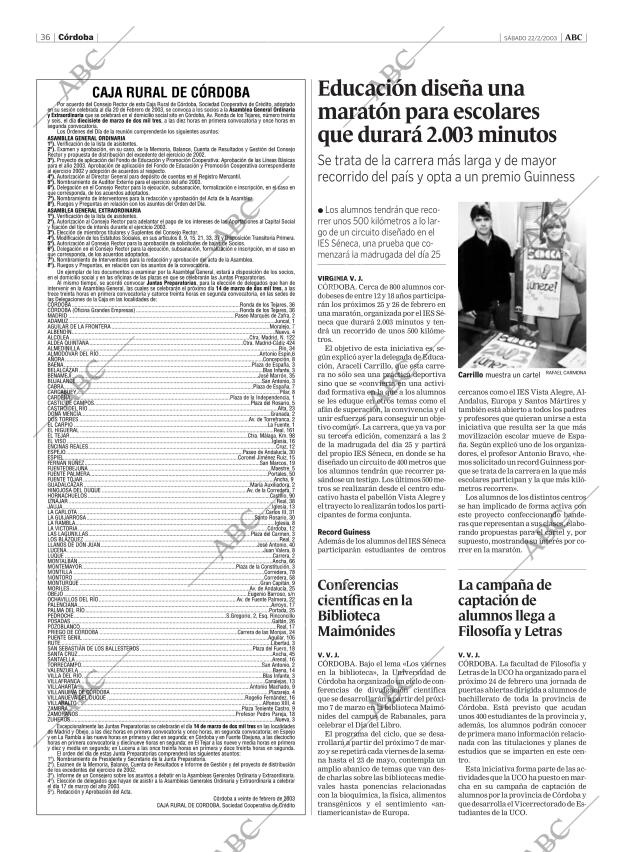 ABC CORDOBA 22-02-2003 página 36