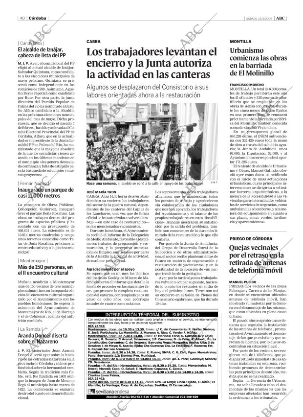 ABC CORDOBA 22-02-2003 página 40