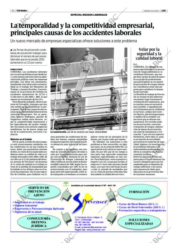 ABC CORDOBA 22-02-2003 página 42