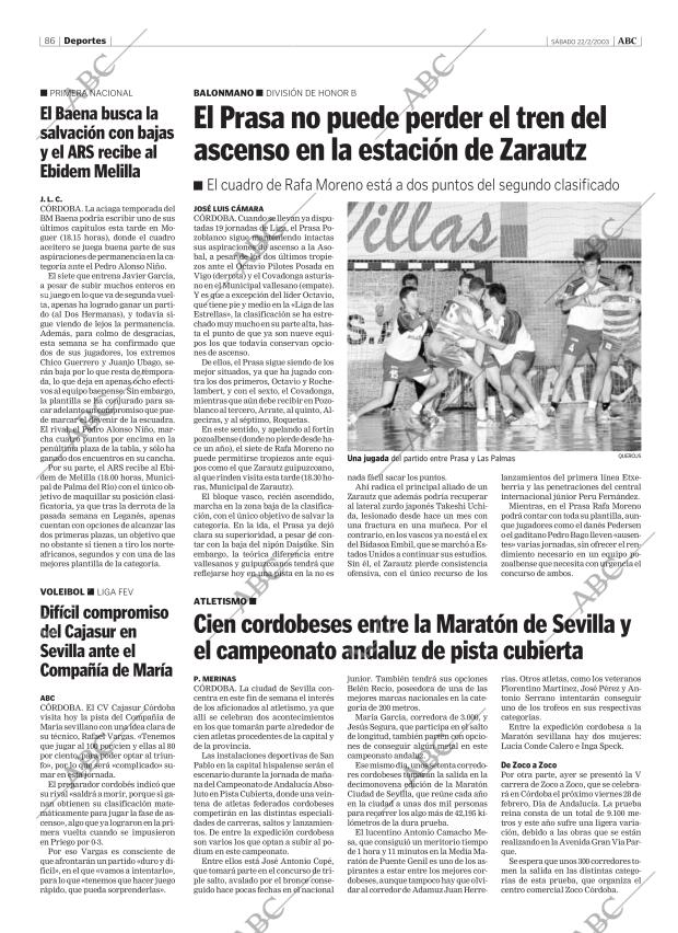ABC CORDOBA 22-02-2003 página 86
