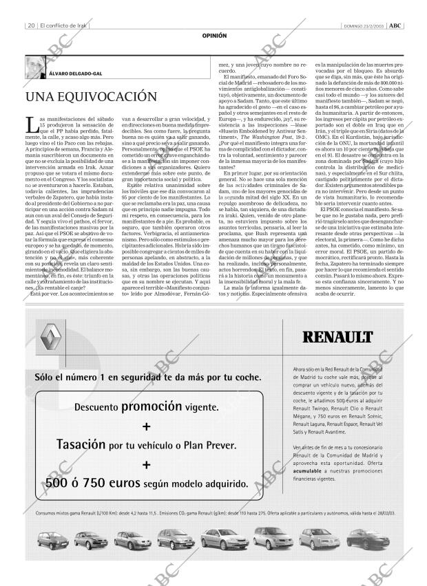 ABC CORDOBA 23-02-2003 página 20