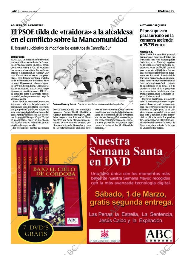 ABC CORDOBA 23-02-2003 página 45
