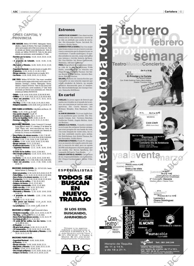 ABC CORDOBA 23-02-2003 página 61