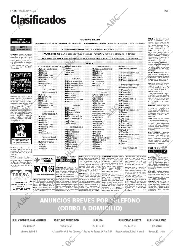 ABC CORDOBA 23-02-2003 página 63