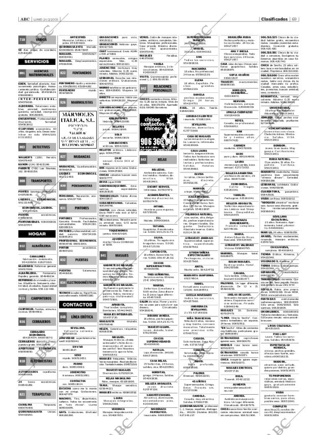 ABC SEVILLA 24-02-2003 página 69