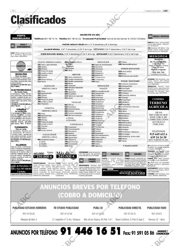ABC CORDOBA 28-02-2003 página 72