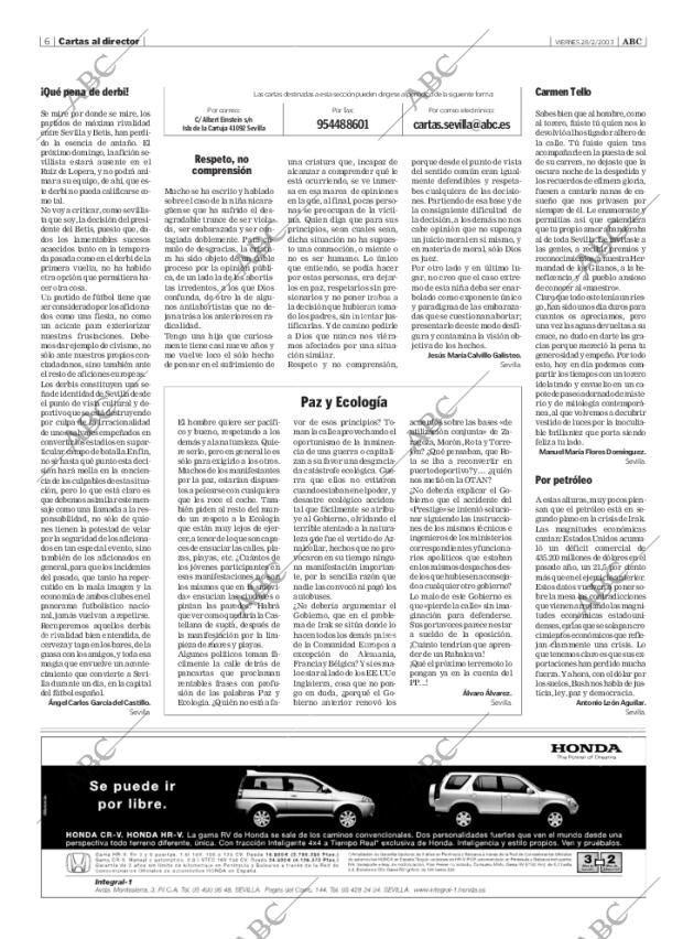 ABC SEVILLA 28-02-2003 página 6