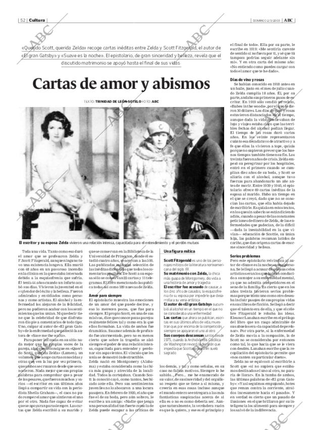 ABC MADRID 02-03-2003 página 52
