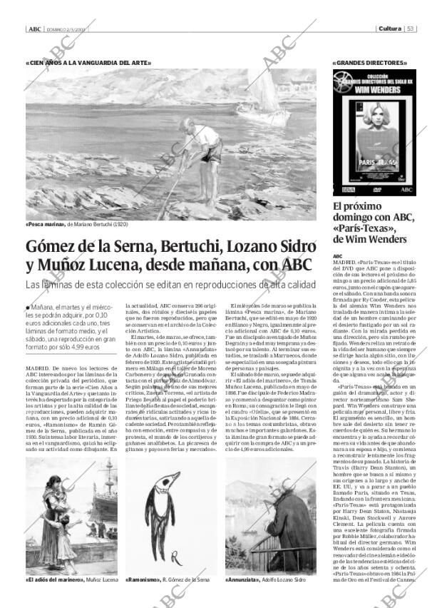 ABC MADRID 02-03-2003 página 53