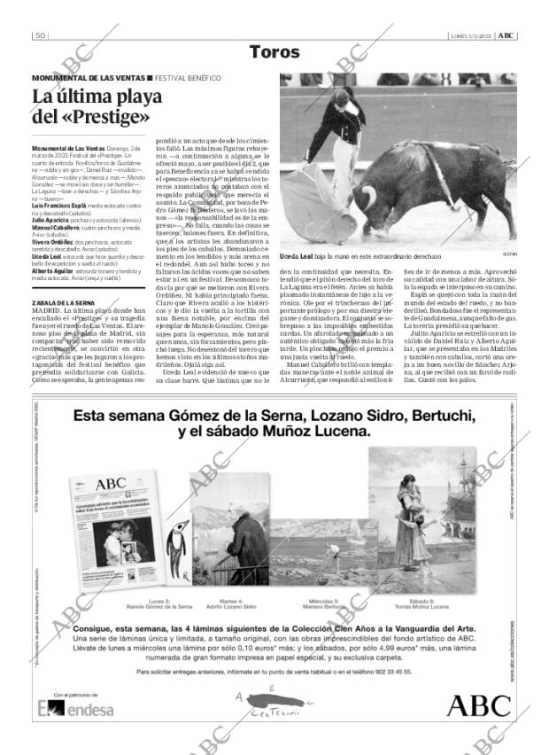 ABC MADRID 03-03-2003 página 50